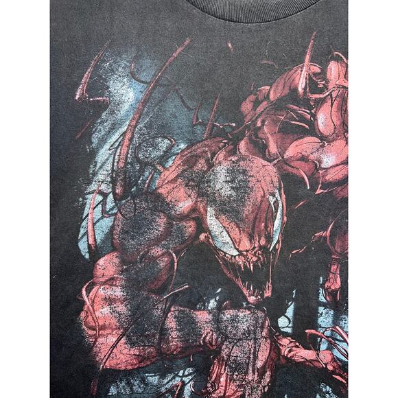 Marvel Carnage Shirt Black Graphic Short Sleeve Tee Super Hero Medium - Picture 2 of 11